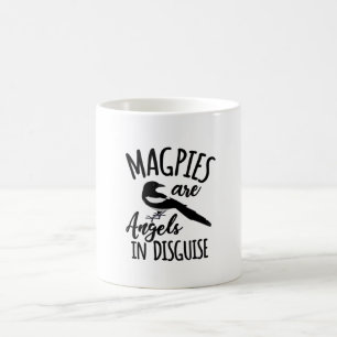 Taza De Café Los magpies son ángeles disfrazados