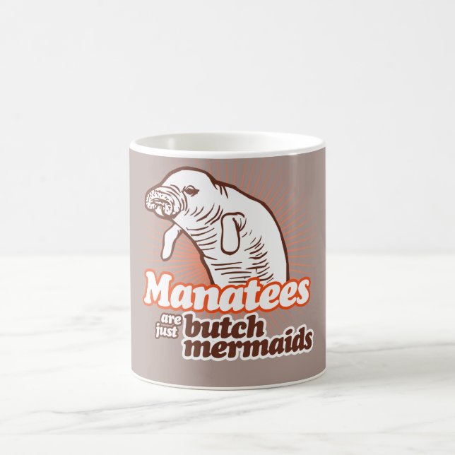 TAZA DE CAFÉ LOS MANATEES SON APENAS LAS SIRENAS DE LA (Centro)