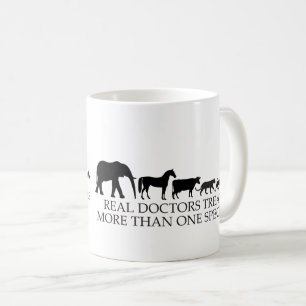 Taza De Café Los médicos reales (veterinarios) tratan más de