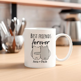 Taza De Café Los mejores amigos llaman amistad