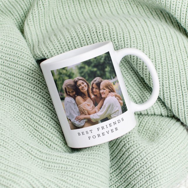 Taza De Café Los mejores amigos por siempre foto Personalizado  (Subido por el creador)