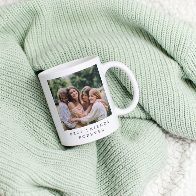 Taza De Café Los mejores amigos por siempre foto Personalizado  (Subido por el creador)