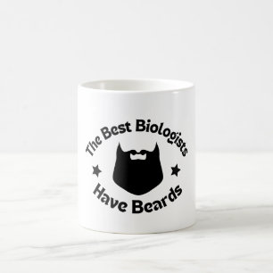 Taza De Café Los Mejores Biólogos Tienen Barbas