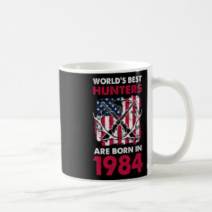 Taza De Café Los Mejores Cazadores Nacidos En 1984 Caza De Vena