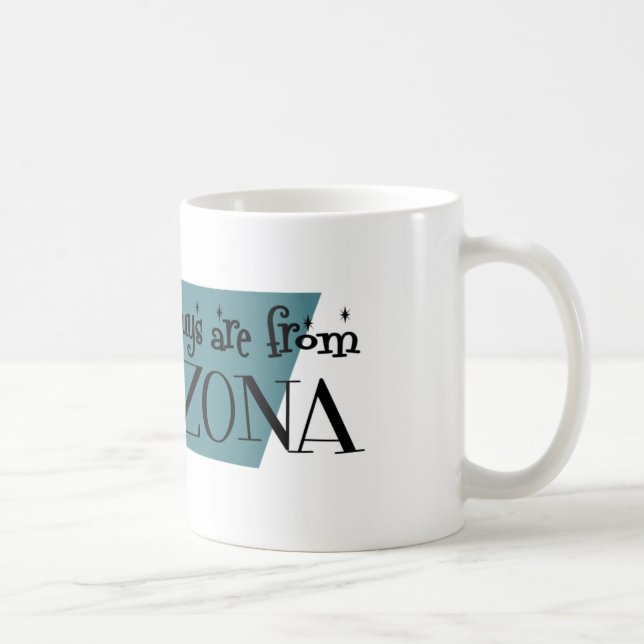 Taza De Café Los mejores chicos son de Arizona (Derecha)