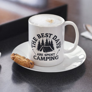 Taza De Café Los Mejores Días Se Pasan Camping