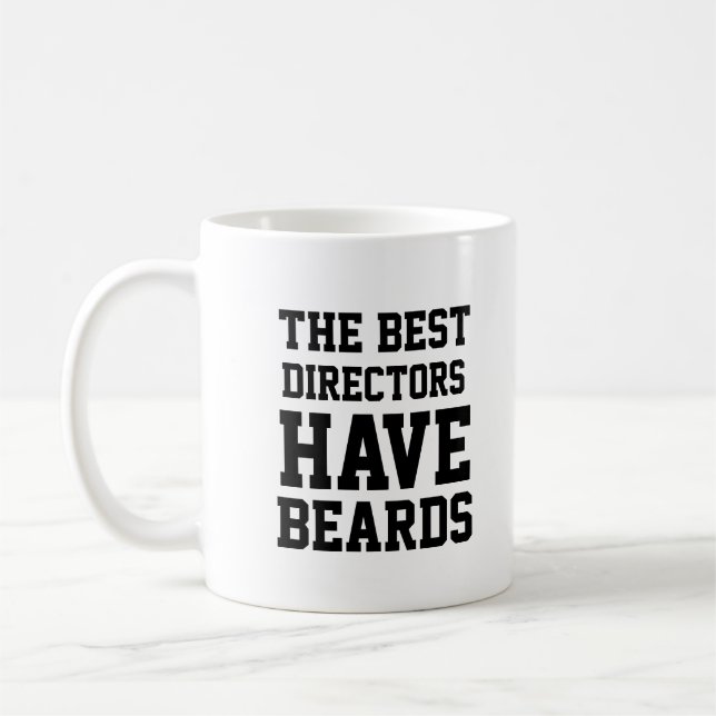 Taza De Café Los Mejores Directores Tienen Barba (Izquierda)