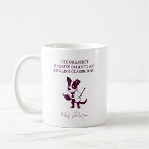 Taza De Café Los mejores historias comienzan en la clase de ing