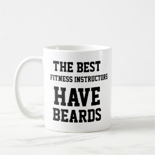 Taza De Café Los Mejores Instructores de Fitness Tienen Barbas