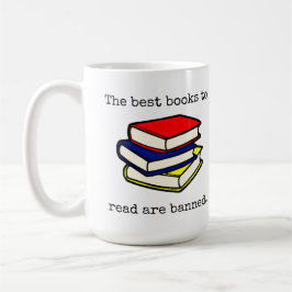 Taza De Café Los mejores libros para leer están prohibidos