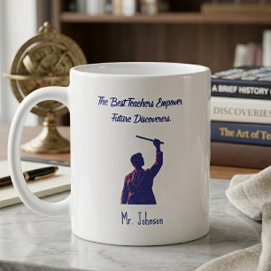 Taza De Café Los mejores maestros capacitan a futuros descubrid