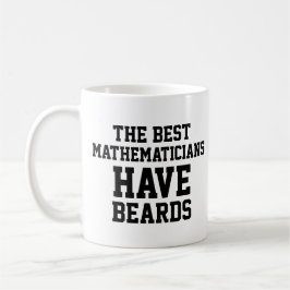 Taza De Café Los Mejores Matemáticos Tienen Barbas