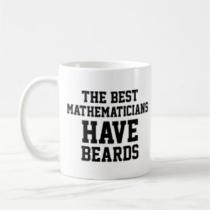 Taza De Café Los Mejores Matemáticos Tienen Barbas