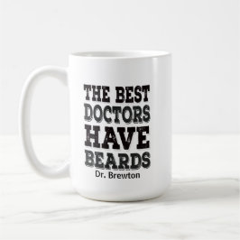 Taza De Café Los mejores Médicas personalizados divertidos tien