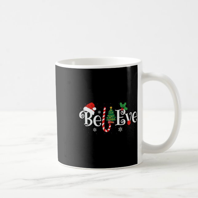 Taza De Café Los mejores Navidades creyentes Camisas Pajama Nav (Derecha)