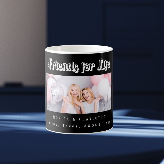 Taza De Café Los mejores nombres de fotos de los amigos son bla (Subido por el creador)