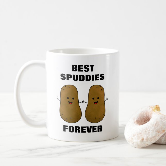 Taza De Café Los mejores puddies para siempre (Con donut)