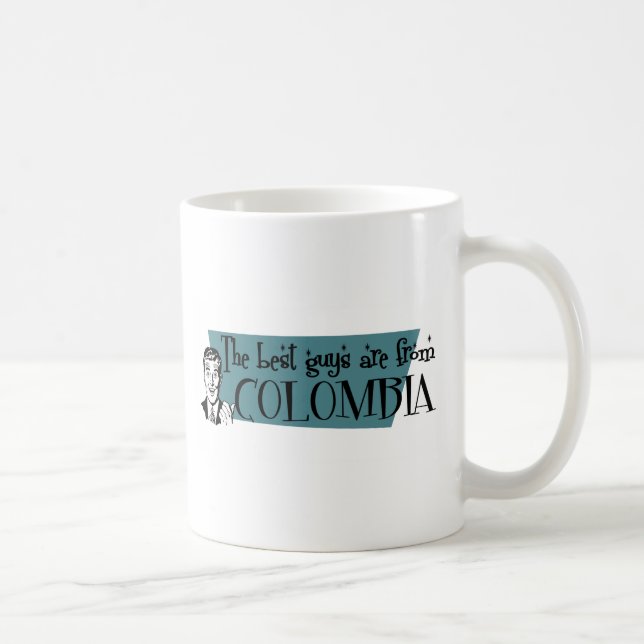 Taza De Café Los mejores son de Colombia (Derecha)