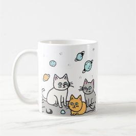 Taza De Café Los Meowstronautas