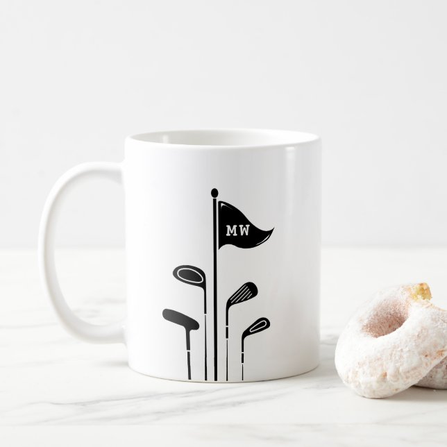 Taza De Café Los Modernos Clubes De Golf Crean Sus Propias Inic (Con donut)