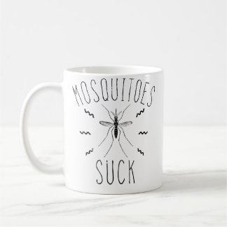 Taza De Café Los Mosquitos Chupan Chiste de Insecto Aventura al