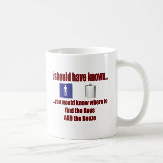 Taza De Café ¡Los muchachos Y los licores! (Derecha)