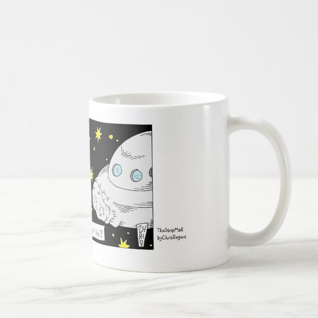 Taza De Café Los MUNDOS CHOCAN, TheStripMallbyChrisRogers (Derecha)