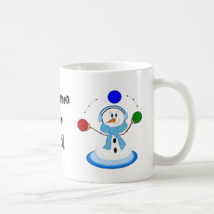 Taza De Café Los muñecos de nieve haciendo malabares son genial
