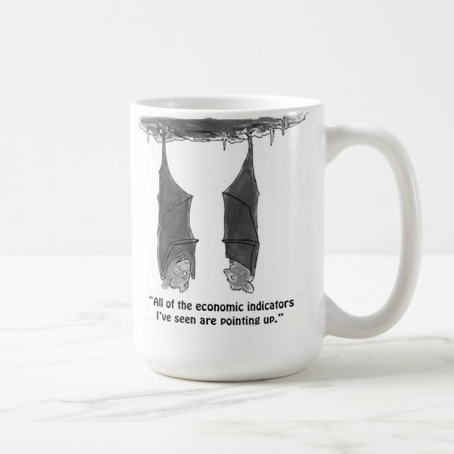 Taza De Café Los murciélagos en la economía (Derecha)