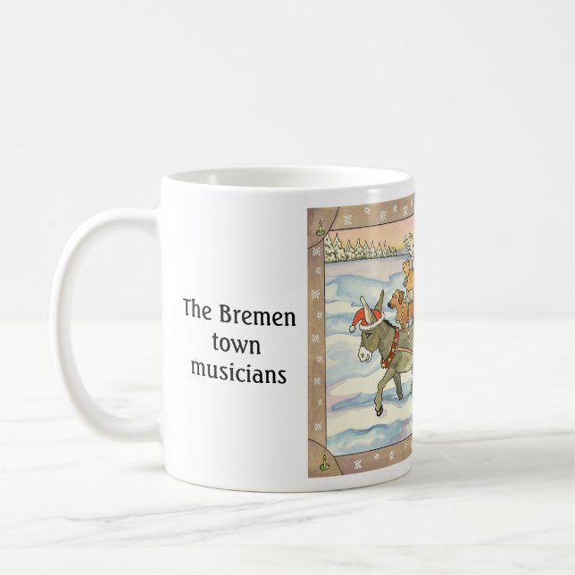 Taza De Café Los músicos de la ciudad de Bremen (Izquierda)