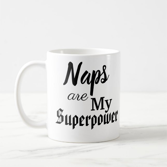 Taza De Café Los Naps son mi superpotencia (Izquierda)