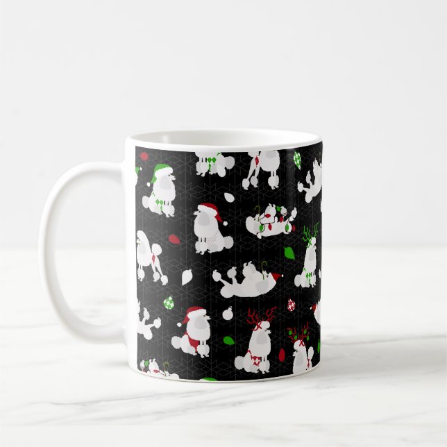 Taza De Café Los Navidades blancos se burlan del café negro (Izquierda)