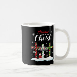 Taza De Café Los navidades comienzan con el Cristo de los hombr