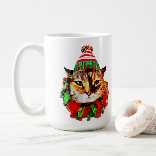 Taza De Café Los Navidades de Lil Luv Café Mug (Con donut)