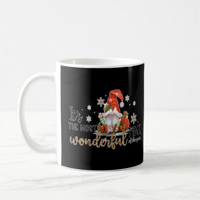 Taza De Café Los navidades Gnome Es El Momento Más Maravilloso  (Izquierda)