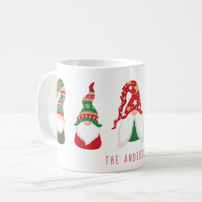 Taza De Café Los Navidades inteligentes se vuelven personalizad (Anverso izquierdo)