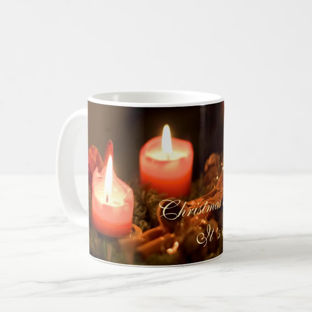 Taza De Café Los navidades no son una temporada. Es un sentimie (Anverso izquierdo)