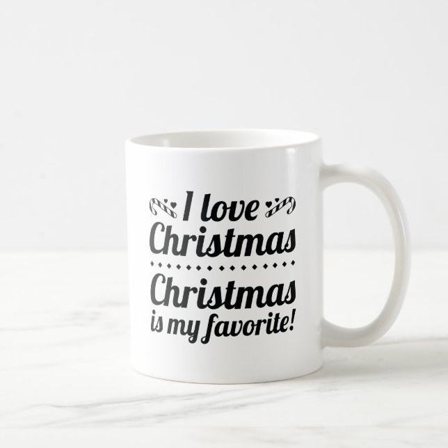 Taza De Café Los navidades son mis favoritos (Derecha)