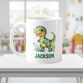Taza De Café Los niños adoran la música de dinosaurios personal
