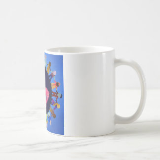 Taza De Café Los niños pacíficos en todo el mundo asaltan