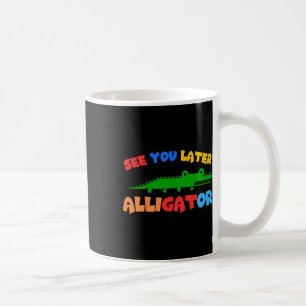 Taza De Café Los Niños Te Ven Después Alligator Niños Cocodrilo