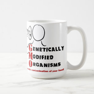 Taza De Café Los OGM Organismos Modificados Genéticamente son u