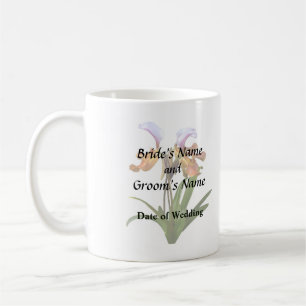 Taza De Café Los orquídeos de paphiopedilum se entrelazan