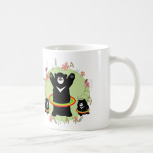 Taza De Café Los osos Hula Hoop-Black