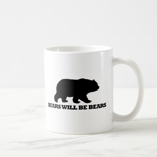 Taza De Café Los osos serán osos (Derecha)