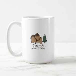 Taza De Café Los osos son lindos pero aventura de senderismo mo