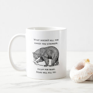Taza De Café Los Osos Te Matarán Graciosamente