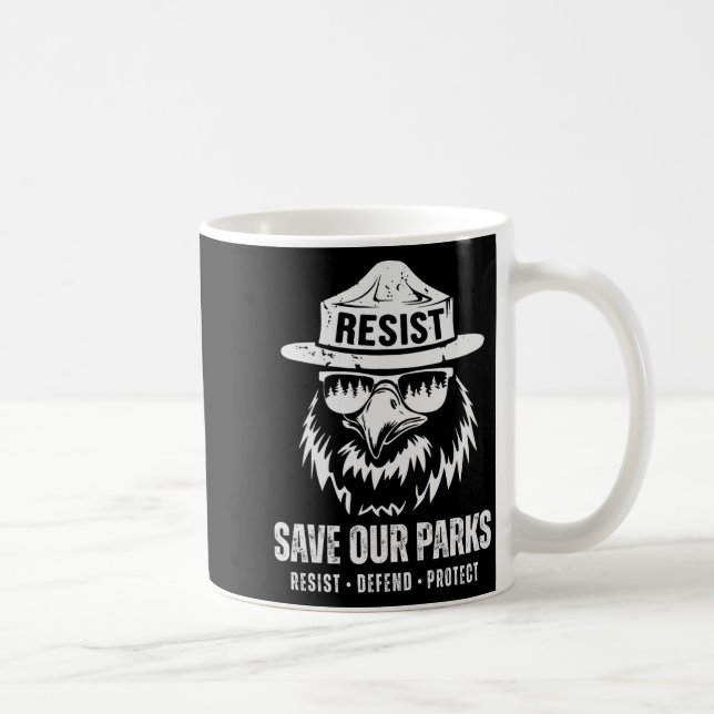 Taza De Café Los pájaros salvan nuestro parque (Derecha)
