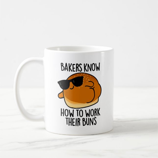 Taza De Café Los Panaderos Saben Cómo Trabajar Sus Bollos De Bo (Izquierda)