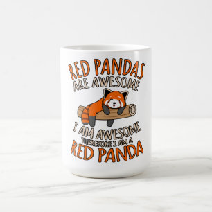 Taza De Café Los Pandas Rojos Son Increíblemente Mascotas Anim